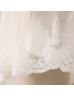 Ivory Lace Edge Cathedral Wedding Veil Classic Bridal Veil